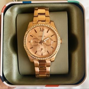 Fossil Stainless Steel Rose Gold Watch ***NEW!